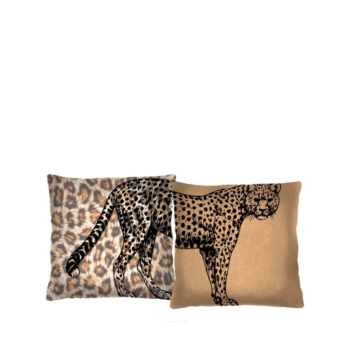 2er-Set Dekokissen „Leopard Duo“ – Bertoni, 40 × 40 cm