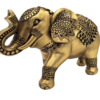 Elefant Dekofigur Gold 22 cm – Glücksbringer Figur