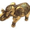 Elefant Dekofigur Gold 22 cm – Glücksbringer Figur