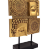 Mandala Dekofigur Gold 34 cm – spirituelle Figur