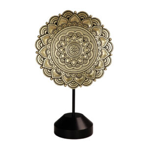Mandala Dekofigur Gold 35 cm – buddhistische Figur