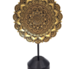 Mandala Dekofigur Gold 35 cm – buddhistische Figur