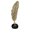 Deko Feder Gold 30 cm – moderne Figur