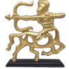 321940-1 Schütze Dekofigur Gold SAG2 – moderne Figur 25 cm