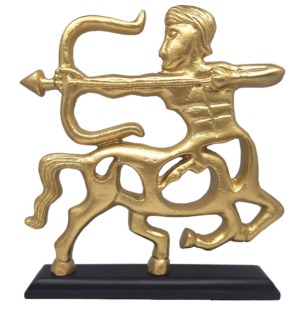 Schütze Dekofigur Gold SAG2 – moderne Figur 25 cm