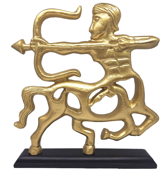 321940-1 Schütze Dekofigur Gold SAG2 – moderne Figur 25 cm