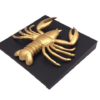 Krebs Dekofigur Gold CAN2 – moderne Figur 29 cm