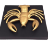 Krebs Dekofigur Gold CAN2 – moderne Figur 29 cm