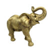 Dekofigur Elefant Gold 20 cm – edle Glücksfigur modern