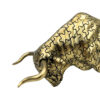 Dekofigur Stier Gold –  stilvolle Dekofigur