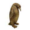 Dekofigur Goldener Pinguin Höhe 20,5 cm - moderne Inneneinrichtung 3989FJZ
