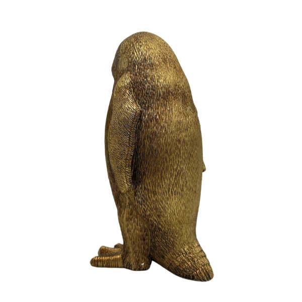 Dekofigur Goldener Pinguin Höhe 20,5 cm - moderne Inneneinrichtung 3989FJZ