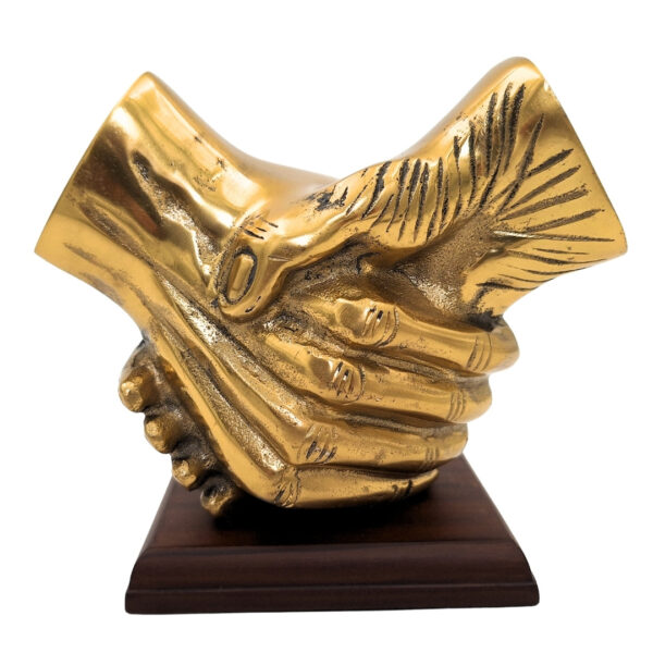 Dekorative Figur Händedruck - Symbol der Vereinbarung DD-20DA