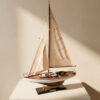 Segelyacht-Modell – Maritime Dekoration – 45 cm – 50445