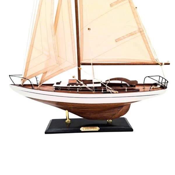 Segelyacht-Modell – Maritime Dekoration – 45 cm – 50445