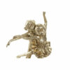 8424001813636_S3016927_P02 Deko Figur Affe Gold 30 cm – kolonial Stil