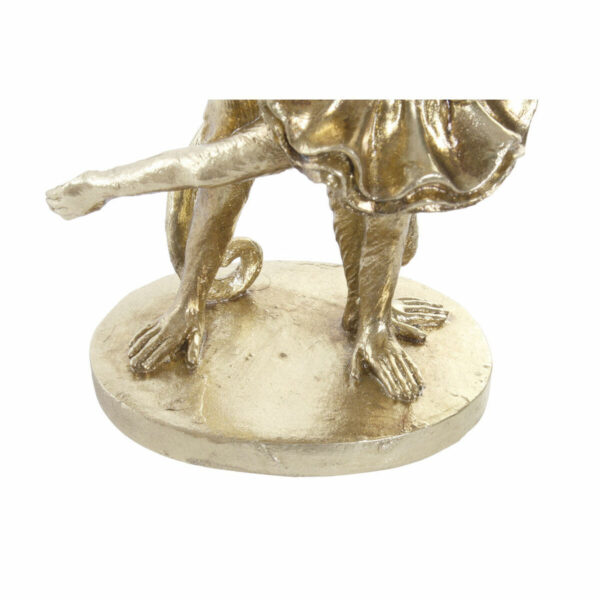 8424001813636_S3016927_P12 Deko Figur Affe Gold 30 cm – kolonial Stil