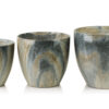 NEVA MARBLE Blumentopf Set Marmor – 3 Elegante Übertöpfe