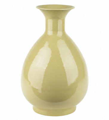 Metallvase ROGER Salbei – Moderne Dekovase aus Metall