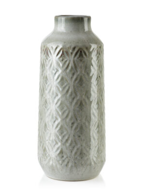 Beige Keramikvase Yarine – Elegante Dekovase im modernen Stil
