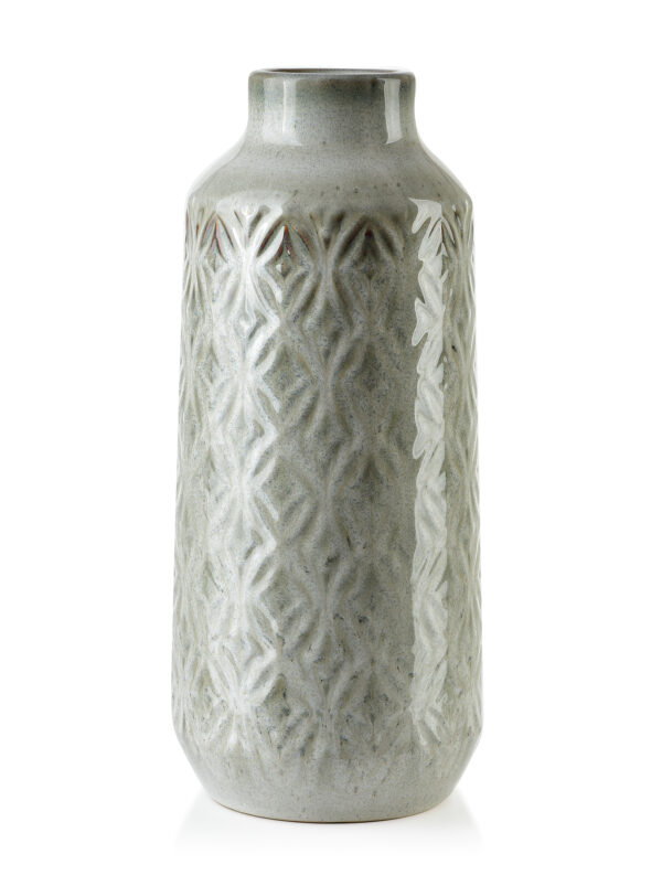 Beige Keramikvase Yarine – Elegante Dekovase im modernen Stil
