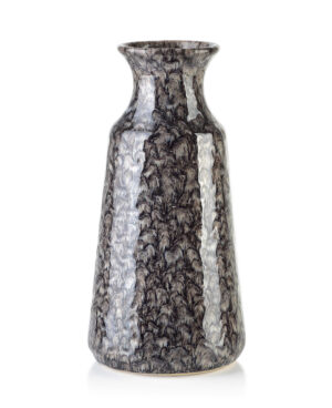 Graue Keramikvase Yarine – Moderne Dekovase aus Keramik
