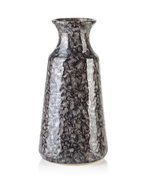 Graue Keramikvase Yarine – Moderne Dekovase aus Keramik