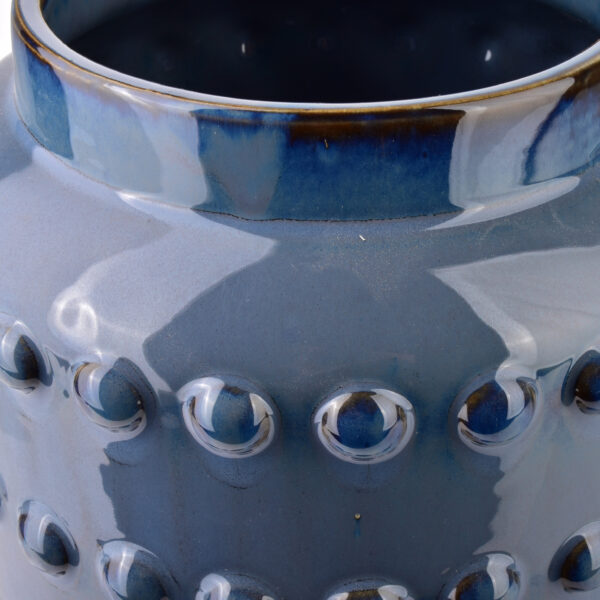 Blaue Dekovase Migliore – Exklusive Keramikvase mit elegantem Design