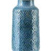 Blaue Keramikvase Yarine – Elegante Dekovase im modernen Stil
