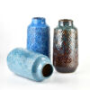 Blaue Keramikvase Yarine – Elegante Dekovase im modernen Stil