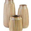 Keramik Übertopf ARINA Beige – Elegante moderne Pflanzvase