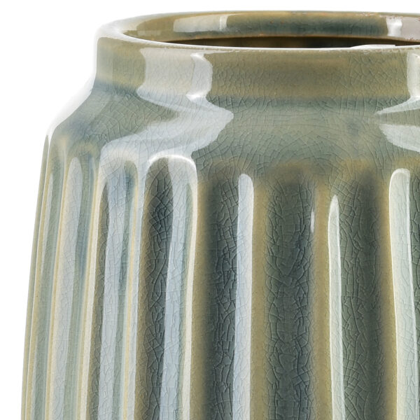 Türkise Dekovase Arina – Elegante Keramikvase im modernen Stil