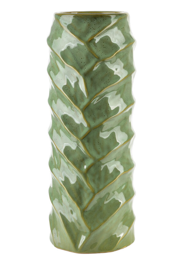 Keramik Vase Tallie Green – Elegante Deko Vase in Grün