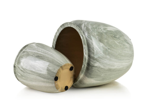 NEVA MARBLE Blumentopf Set Keramik – 2 Elegante Übertöpfe