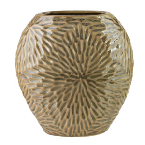 Keramik Vase Beige – Elegante Deko Vase YARINE
