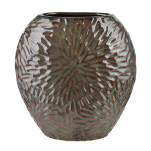 Keramik Vase YARINE – Stilvolle Deko Vase violett