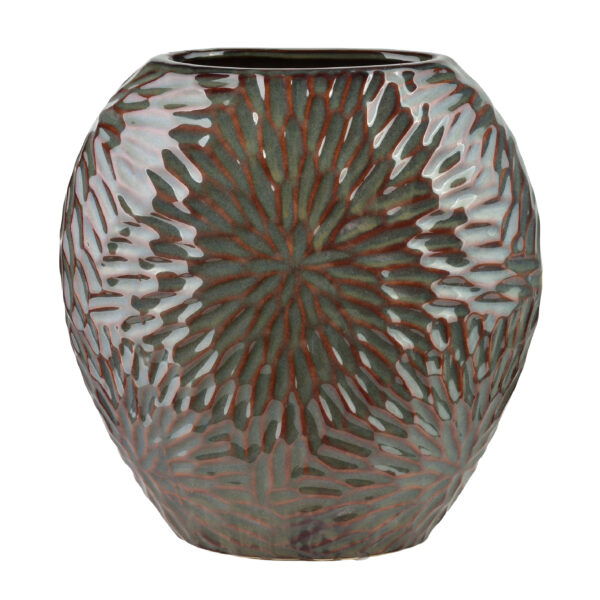 Keramik Vase YARINE – Stilvolle Deko Vase violett
