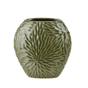 Keramik Vase YARINE Grün – Elegante Moderne Vase