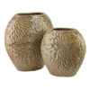 Keramik Vase Beige Struktur – Elegante Vase YARINE