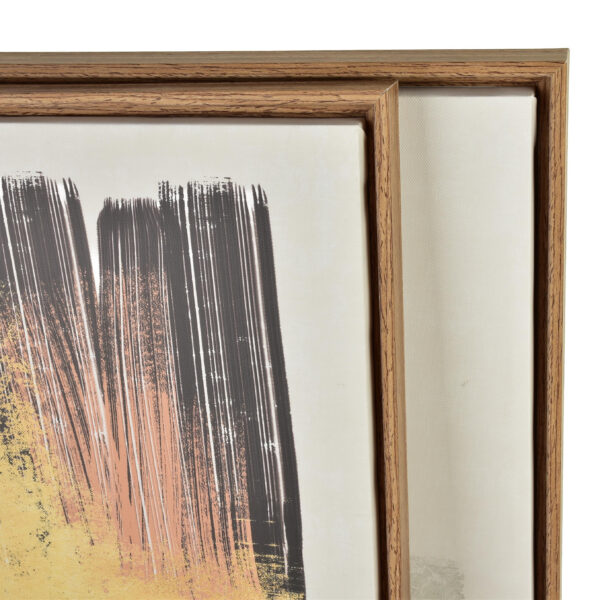 Wandbilder Set modern beige – 2er Bilder Set abstrakt 40x50 cm
