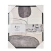 Wandbilder Set schwarz beige – 2er Set abstrakte Bilder 40x50 cm