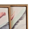 Wandbilder Set Pflanzen rosa – 2er Bilder Set tropisch 40x50 cm