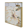 Wandbilder Set Blumen beige – 2er Bilder Set elegant 60x60 cm
