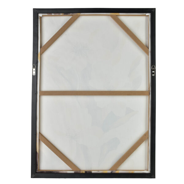 Wandbilder Set Blumen gold – 2er Bilder Set elegant 50x70 cm