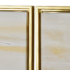 Wandbilder Set abstrakt gold – 2er Bilder Set modern 40x50 cm