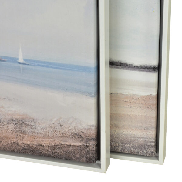 Wandbilder Set Strand – 2er Bilder Set Meer Landschaft 40x50 cm