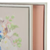 Wandbilder Blumen Vase – 2er Set Bilder mit floralen Motiven 40x50 cm