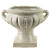 Keramik Vase Beige – Dekorativer Blumentopf im Kelch Design EVAM