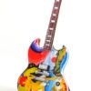 Mini Gitarren Dekoration Bunt - Exklusiv - MGT-0765