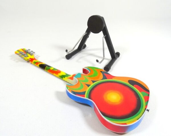 Mini Gitarren Dekoration Bunt - Exklusiv - MGT-0765
